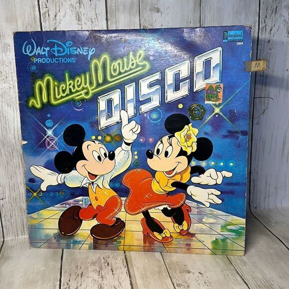 1979 Walt Disney Mickey Mouse Disco Vintage Vinyl LP Record Album - Picture 1 of 4